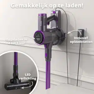 FlinQ 2-in-1 Cordless Vacuum Cleaner & Mop V8 - Afbeelding 6