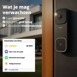 FlinQ Smart Outdoor Video Doorbell Pro - Afbeelding 10