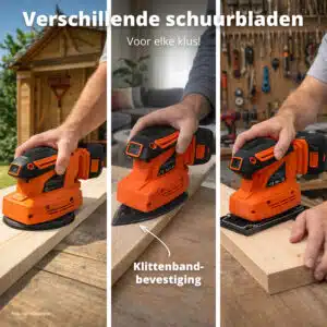 FlinQ 3-in-1 Sander Tool 20V - Afbeelding 3