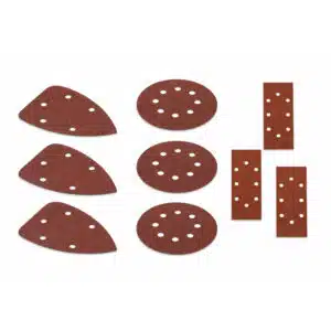 FlinQ 3-in-1 Sander Tool 18V - Sandingpaper 9 pcs - Afbeelding 1