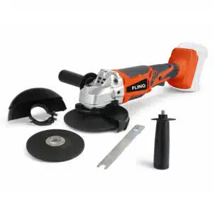 FlinQ Draadloze Haakse Slijper 125mm 20V - Afbeelding 1