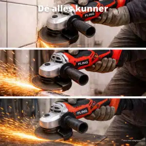 FlinQ Angle Grinder 125 mm 20V - Afbeelding 4