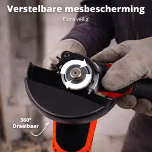 FlinQ Angle Grinder 125 mm 20V - Afbeelding 6