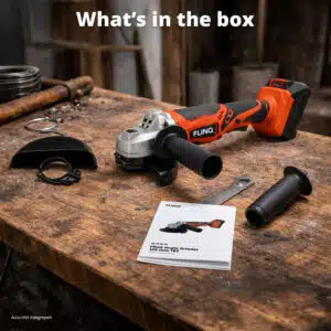 FlinQ Angle Grinder 125 mm 20V - Afbeelding 7