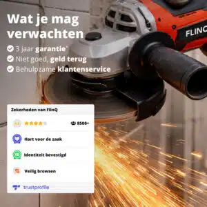 FlinQ Angle Grinder 125 mm 20V - Afbeelding 8