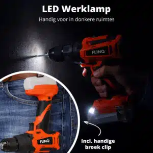 FlinQ Cordless Drill 20V - Afbeelding 4