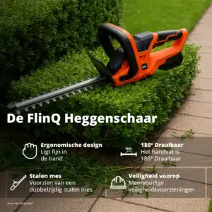 FlinQ Hedge Trimmer 50 cm 20V - Afbeelding 2