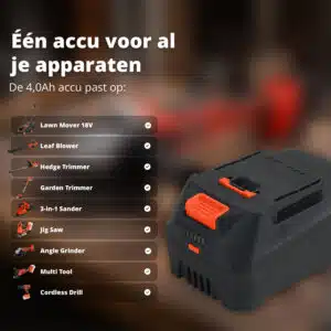 FlinQ Li-ion Battery 4Ah 20V - Afbeelding 8