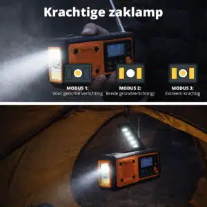 FlinQ FM Emergency Radio with DAB+ and Bluetooth - RescueWave - Afbeelding 4