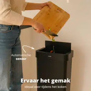 FlinQ Sensor Prullenbak Arvento 50L - Afbeelding 6