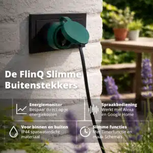 FlinQ Smart Outdoor Plug With Energymonitor - Afbeelding 2