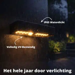 FlinQ Solar Wandlamp Brick - Afbeelding 6