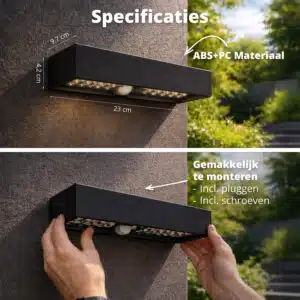 FlinQ Solar Wandlamp Brick - Afbeelding 7