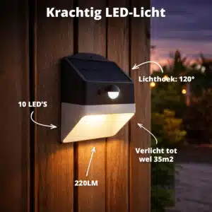 FlinQ Solar Wandlamp Atalora 2-pack - Afbeelding 3