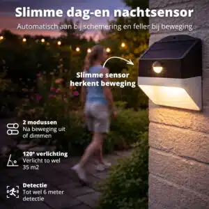 FlinQ Solar Wandlamp Atalora 2-pack - Afbeelding 5