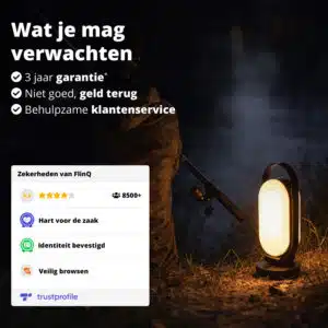 FlinQ Solar Camping Lantern PineGlow - Afbeelding 9