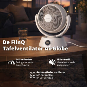 FlinQ Desktop Fan AirGlobe - Image 2