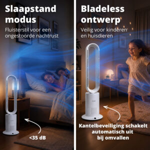 FlinQ Smart Indoor 2-in-1 ClimateTower - Afbeelding 7