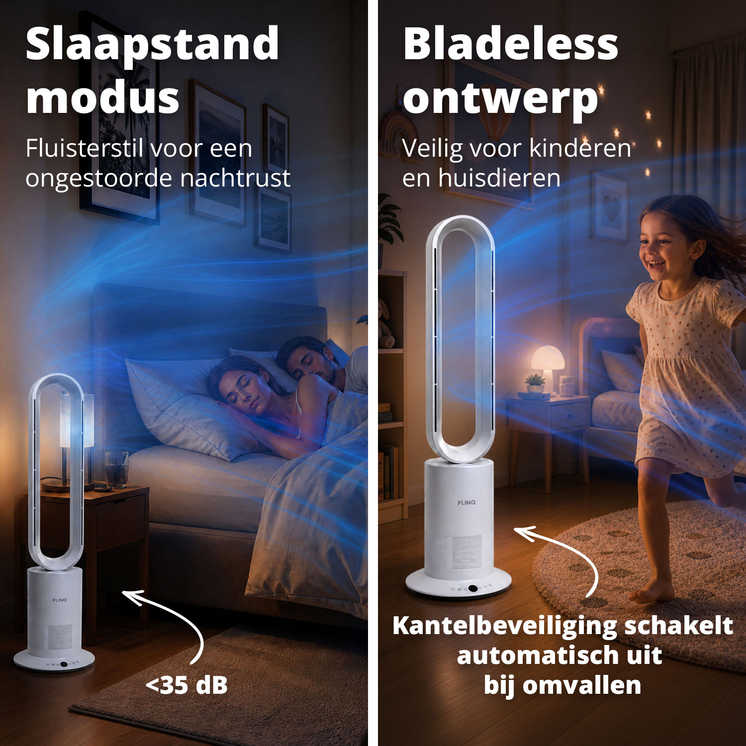 FlinQ FlinQ Slimme 2 in 1 Bladloze Ventilator Verwarming flinq-flinq-slimme-2-in-1-bladloze-ventilator-verwarming