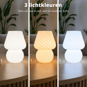 FlinQ Glas Design Lamp - Afbeelding 3