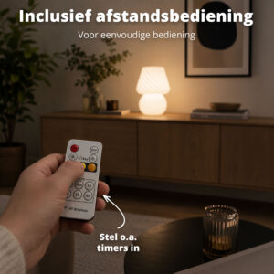 FlinQ Glas Design Lamp - Afbeelding 4