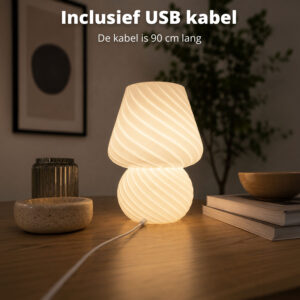FlinQ Glas Design Lamp - Afbeelding 6