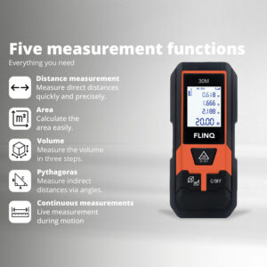 FlinQ Digital Laser Distance Meter - Image 3