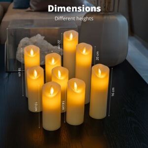 FlinQ LED Moving Flame Candles Harmony - 9-pack - Image 7