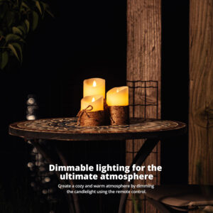 FlinQ LED Moving Flame Candles - Rope - Image 6