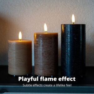 FlinQ Rechargeable LED Pillar Candles - Image 3