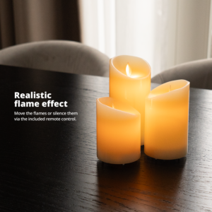 FlinQ Rechargeable Candle Set - Image 4