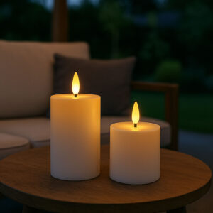 FlinQ Rechargeable LED Outdoor Candles with Moving Flame - Image 11
