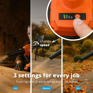FlinQ Multifunctional Portable Cordless Leaf Blower - Premium - Image 5