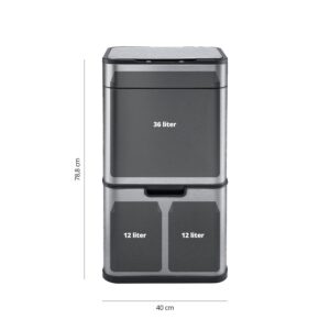 Second Chance FlinQ Pure Sensor Trash Can 60l - Image 2