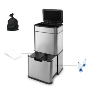 Second Chance FlinQ Pure Sensor Trash Can 60l - Image 6