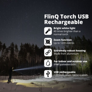 FlinQ Rechargeable Flashlight - Image 2