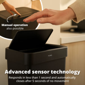 FlinQ Sensor Trash Can Arvento 50L - Image 3