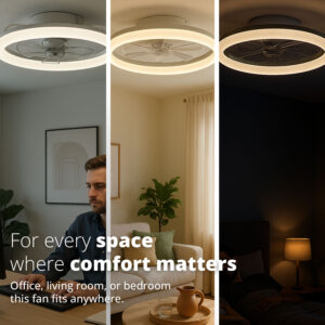 FlinQ Smart Ceiling Fan with Lighting AeroGlow - Image 3