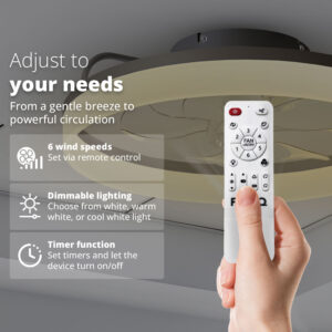 FlinQ Smart Ceiling Fan with Lighting AeroGlow - Image 6