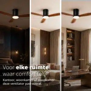 FlinQ Slimme Plafondventilator met Verlichting Venturo - Afbeelding 3