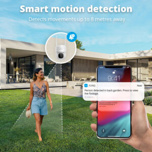 FlinQ Smart Solar Outdoor Security Camera Dome Guard - Image 7