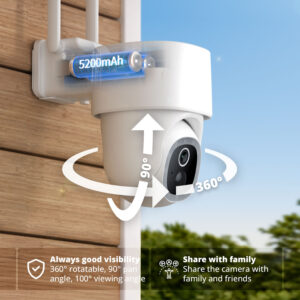 FlinQ Smart Solar Outdoor Security Camera Dome Guard - Image 10