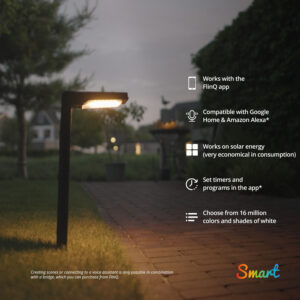 FlinQ Smart Solar Outdoor Lights Gaia - 2-pack - Image 2