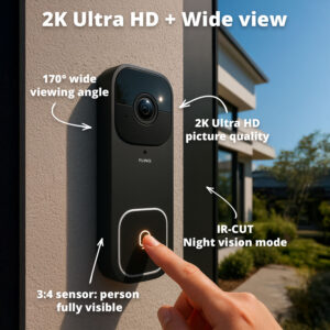 FlinQ Smart Wireless Video Doorbell Pro - Image 3