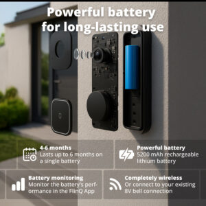 FlinQ Smart Wireless Video Doorbell Pro - Image 5