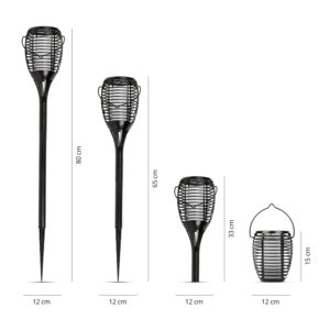 FlinQ Solar Garden Torch - 2-pack - Image 10