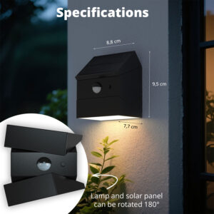FlinQ Solar Wall Light TwistCube - 2-pack - Image 4