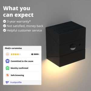 FlinQ Solar Wall Light TwistCube - 2-pack - Image 9