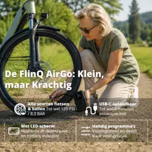 FlinQ Ultracompact Air Compressor - AirGo - Afbeelding 2
