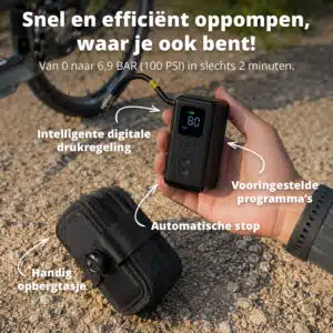 FlinQ Ultracompact Air Compressor - AirGo - Afbeelding 3